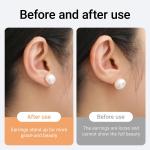Silicone Earring Backs, 18K Gold Secure Locking Design for Studs, Hypoallergenic Replacement for Droopy Ears, No-Irritation Earring Backs for Men and Women(12 PCS)